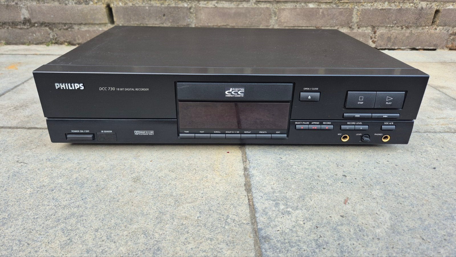 Philips DCC 730 18 Bit Digital Recoder (Vintage), Audio, Tv en Foto, Ophalen, Gebruikt, Audio
