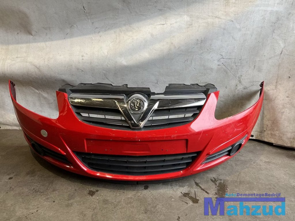 OPEL CORSA D Rood voorbumper bumper voor 2006-2015, Auto-onderdelen, Gebruikt, Voor, Opel Automobile GmbH, Ophalen of Verzenden
