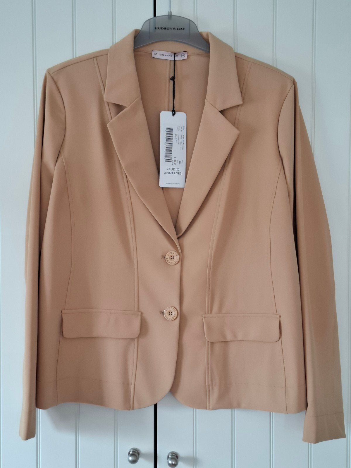 Studio Anneloes Bright Bonded Blazer - Nieuw met kaartje, Studio Anneloes, Verzenden, Beige, Maat 46/48 (XL) of groter