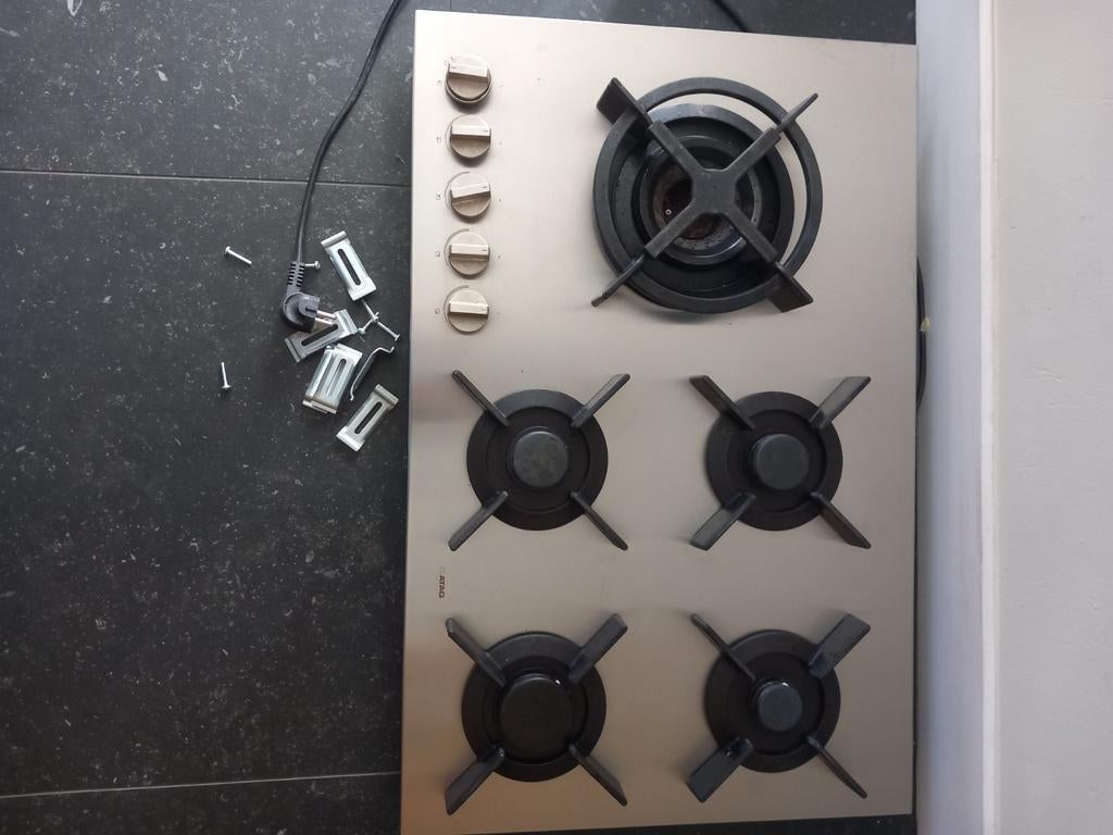 Gaskookplaat, Ophalen, Gebruikt, Inbouw, Gas