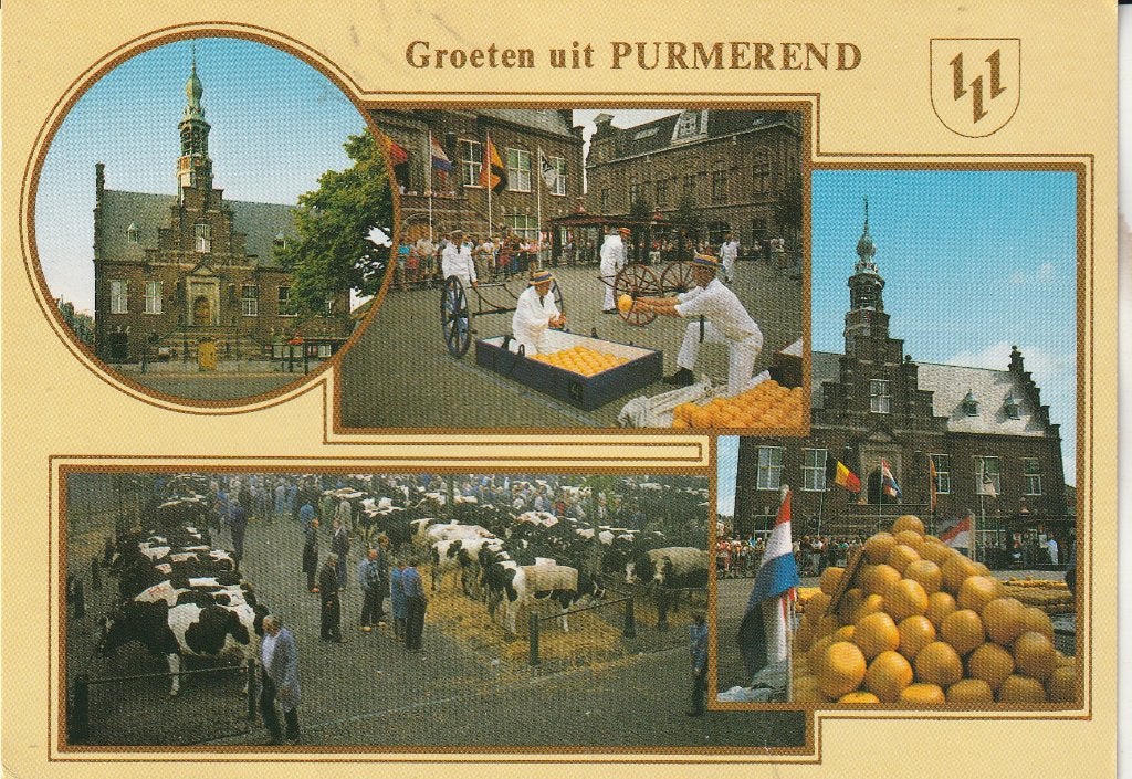 Groeten uit Purmerend, Ophalen of Verzenden, 1960 tot 1980, Gelopen, Noord-Holland