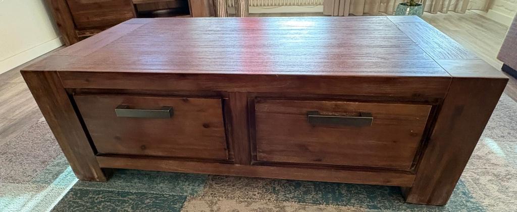 Salontafel, Ophalen, Gebruikt, 100 tot 150 cm, 50 tot 100 cm