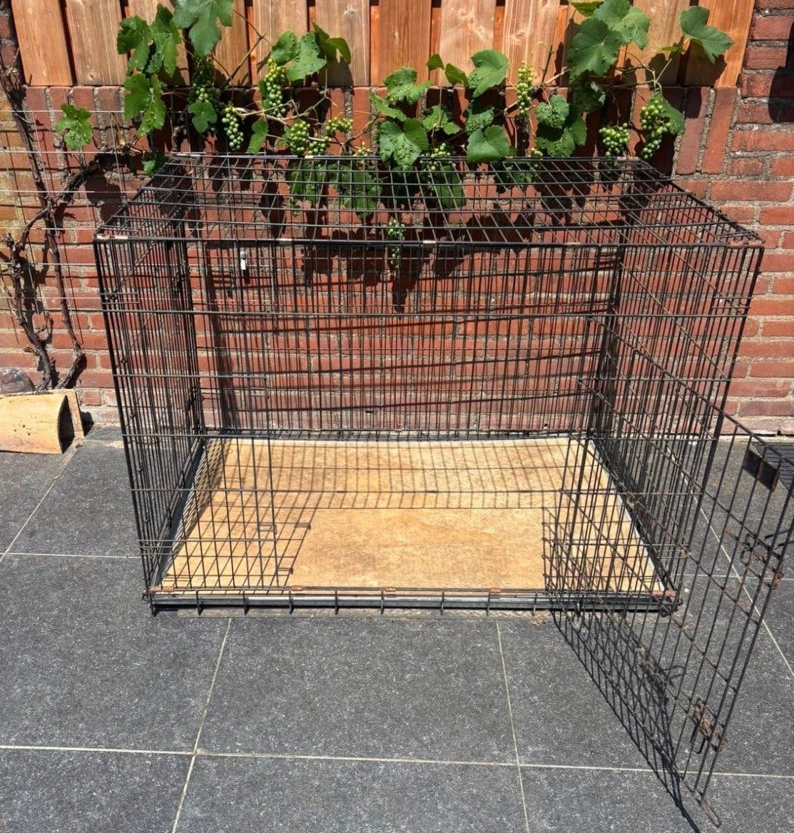 Opvouwbare bench, Dieren en Toebehoren, Hondenbenches, Ophalen, Gebruikt