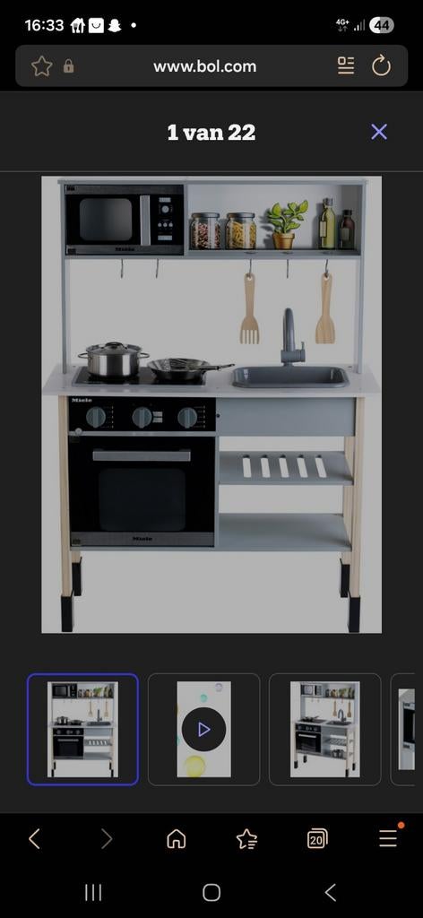 Miele kinder keuken, Ophalen of Verzenden, Zo goed als nieuw