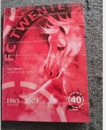 40 jaar FC Twente Gijs Eijsink, Ophalen of Verzenden, Zo goed als nieuw, Gijs Eijsink, Balsport