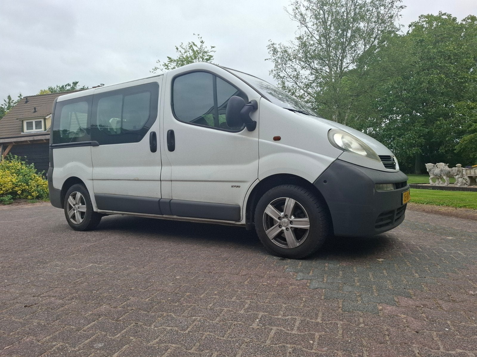 Opel Vivaro 1.9 DTI Combi KWB 2003 Wit, Vivaro, 2000 kg, Elektrische ramen, Wit