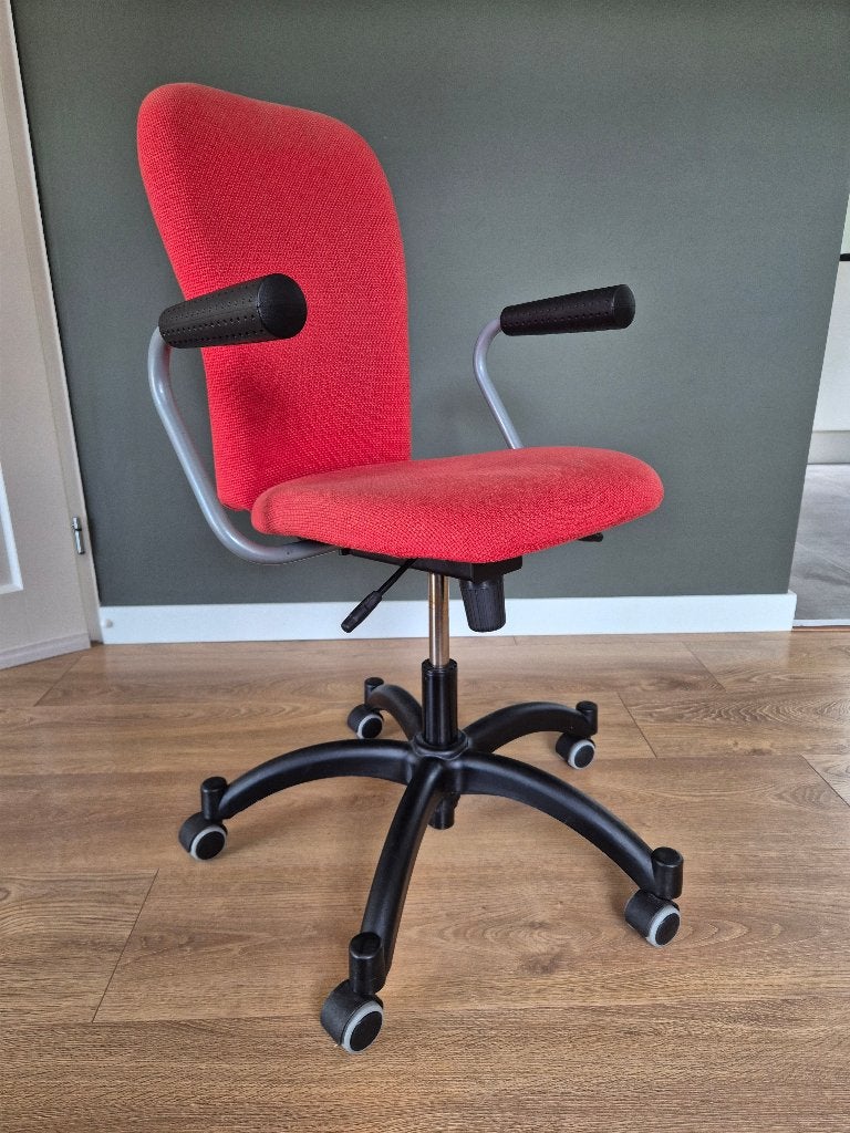 Bureaustoel, Ophalen, Gebruikt, Bureaustoel, Rood
