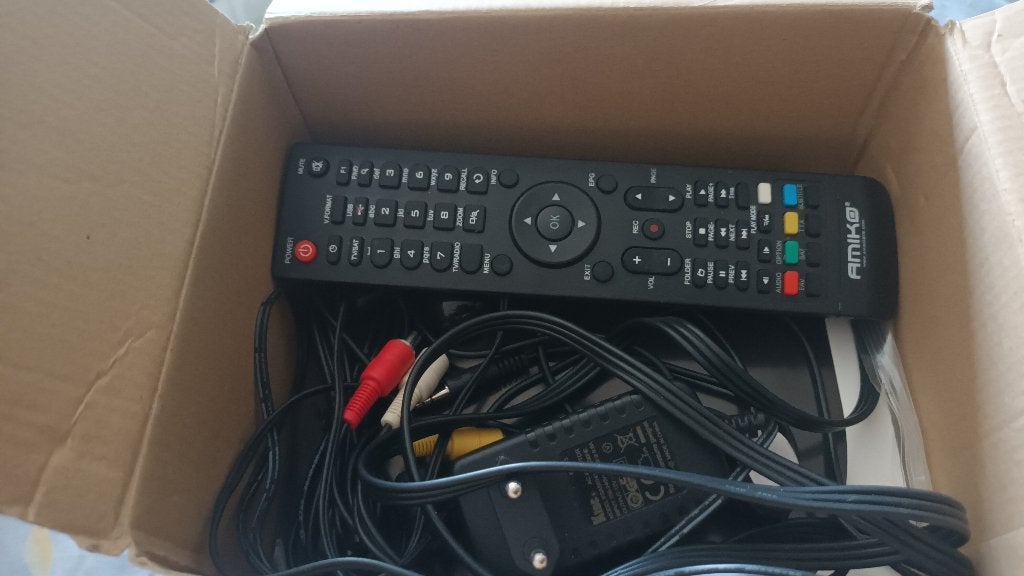 Amiko Mini Combo HD Digitale Satelliet/Kabel Ontvanger, Ophalen, Gebruikt, Decoder