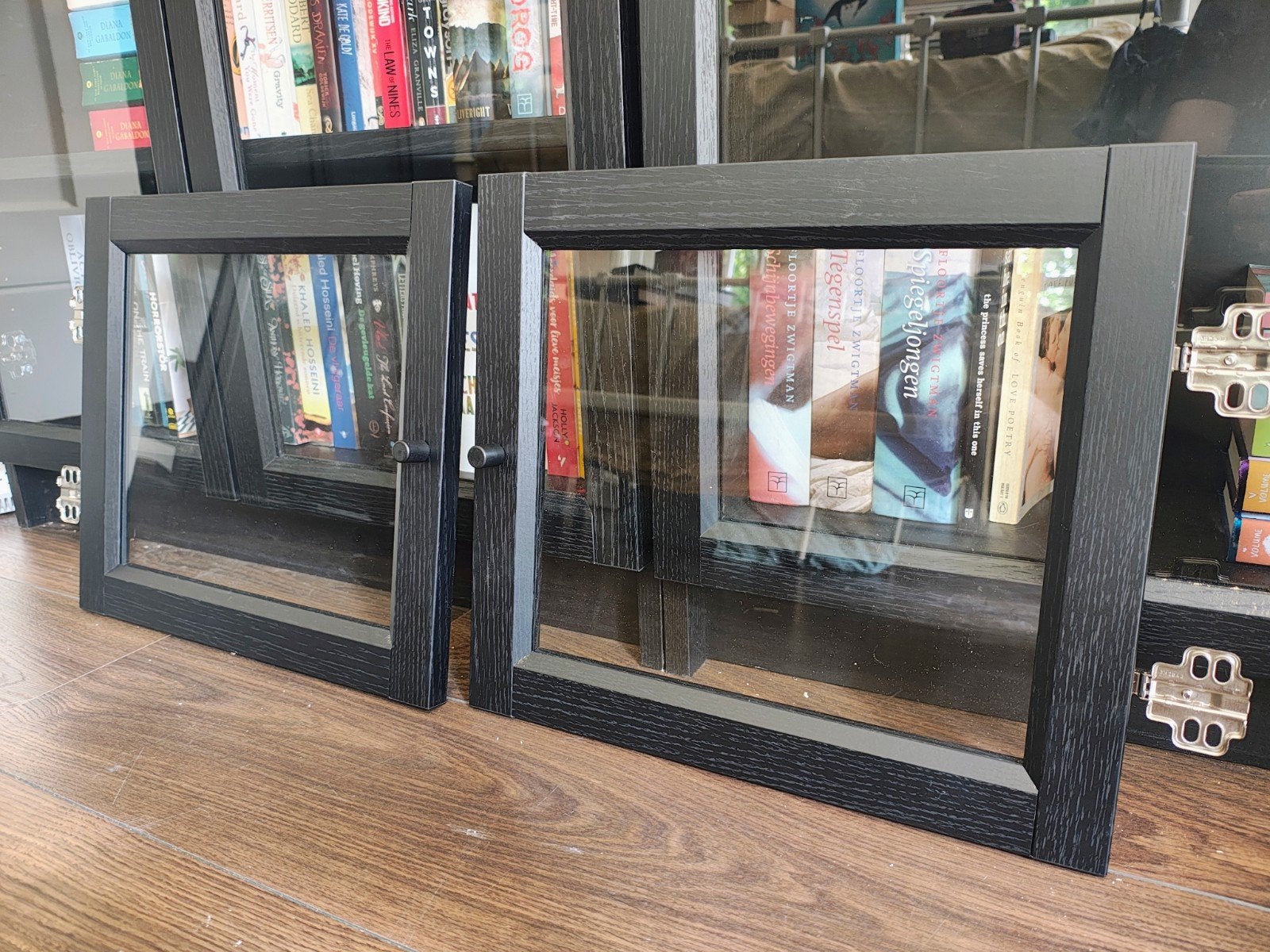 Nieuwe IKEA Oxberg deurtjes voor Billy boekenkast, Ophalen, Minder dan 50 cm, Glas, Nieuw