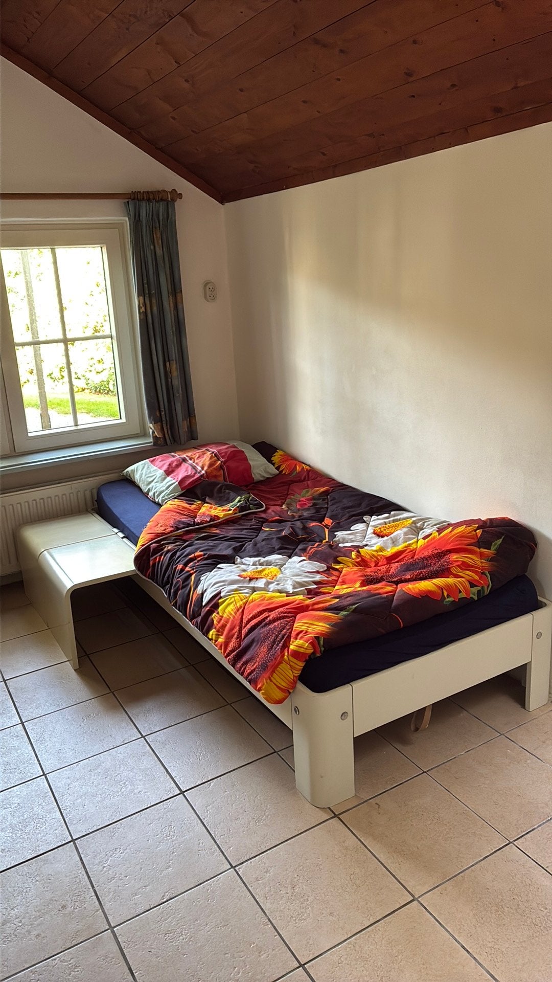 Aupingbed 90 x200, Huis en Inrichting, Ophalen, 90 cm, Eenpersoons, Wit