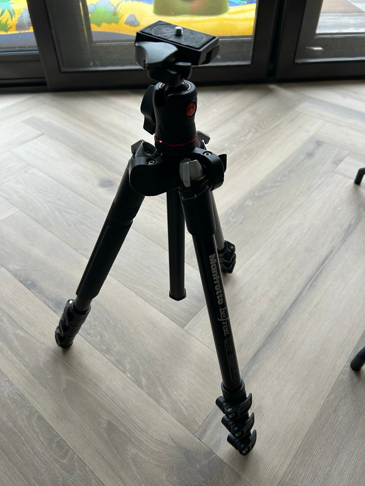 Manfrotto Befree MKBFRA4-BH statief met balhoofd, Gebruikt, 150 tot 175 cm, Ophalen of Verzenden, Driepoot