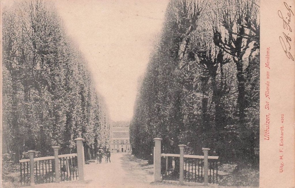 702-337-005 Uithuizen Slot Alberda Van Menkema, Verzenden, Voor 1920, Groningen
