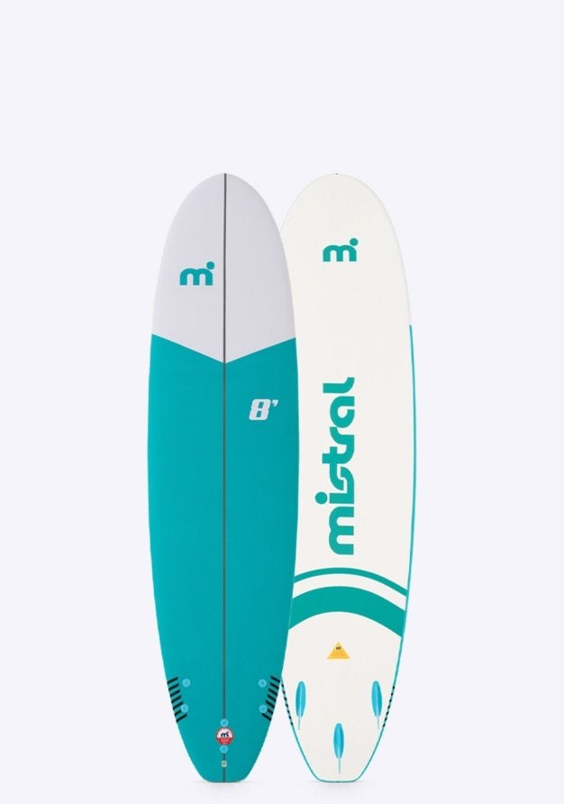 Mistral 8' Soft Top Surfboard - Nieuw in de doos, Watersport en Boten, Golfsurfen, Ophalen, Nieuw, Funboard, Met vinnen