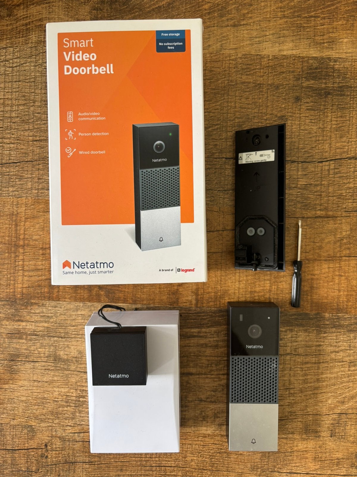 Te koop; Netatmo smart video doorbel, Ophalen, Zo goed als nieuw