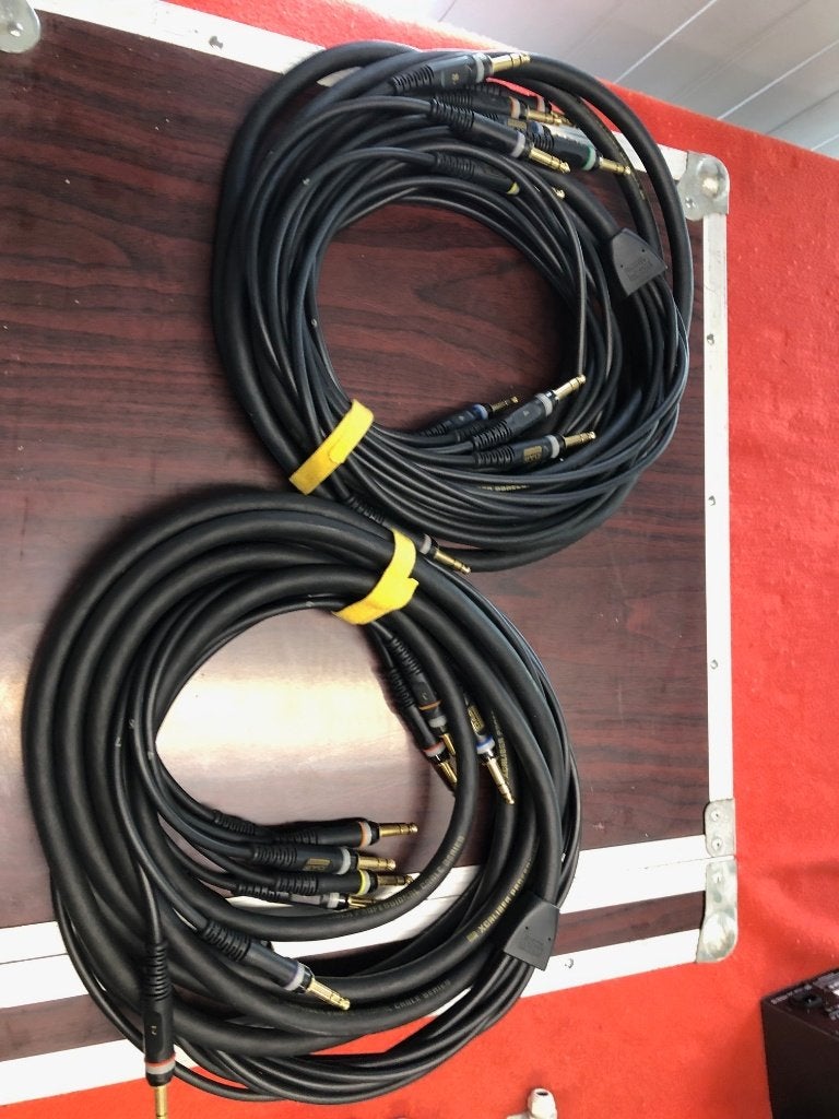 Diverse multicore audio kabels xlr / jack, Ophalen of Verzenden, Gebruikt, Apparatuur
