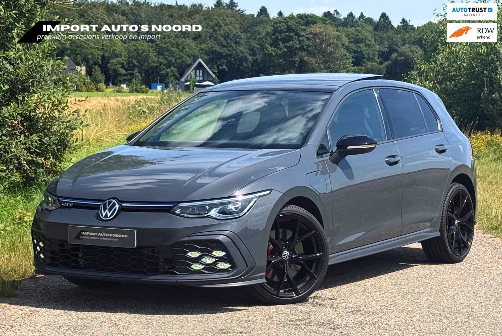 Volkswagen Golf 8 GTE Pano Black style ACC 19 inch Carplay (, Auto's, Gebruikt, Zwart, 4 cilinders, Met garantie (alle)