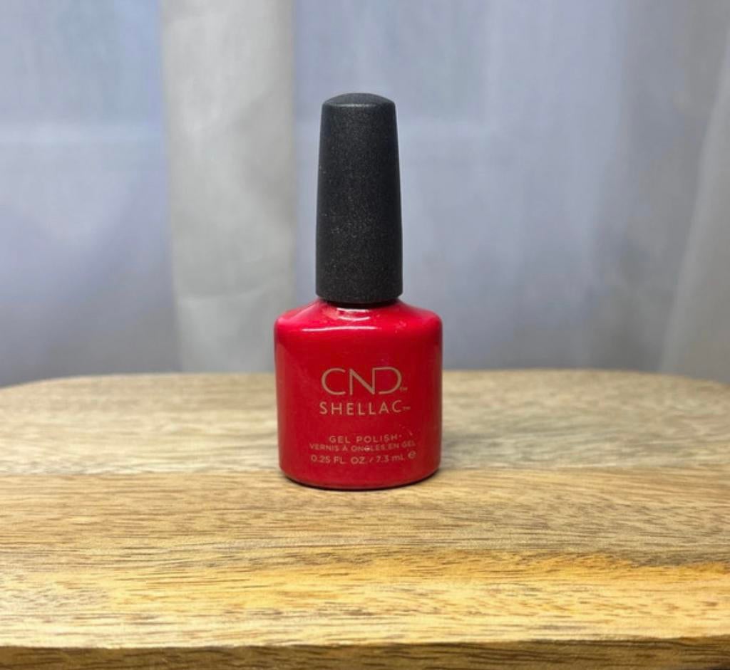 CND shellac element, Ophalen of Verzenden, Gebruikt, Rood, Handen en Nagels