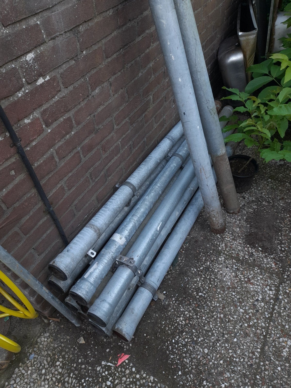 stalen hemelwaterafvoer, regenpijp,hwa stalen verzinktstuur, Ophalen, Pvc, Overige typen, Minder dan 2 meter
