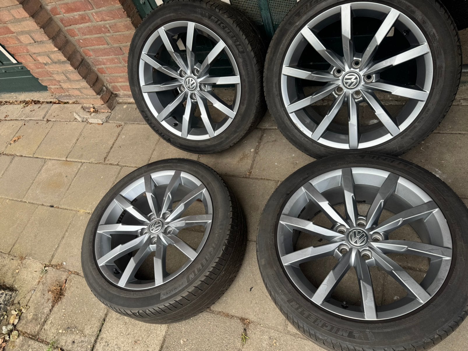 Origineel Golf 7 8 Caddy monterey 235 45 18 Velgen 5x112, 18 inch, Gebruikt, Velg(en), Totalcarexpert@hotmail.com