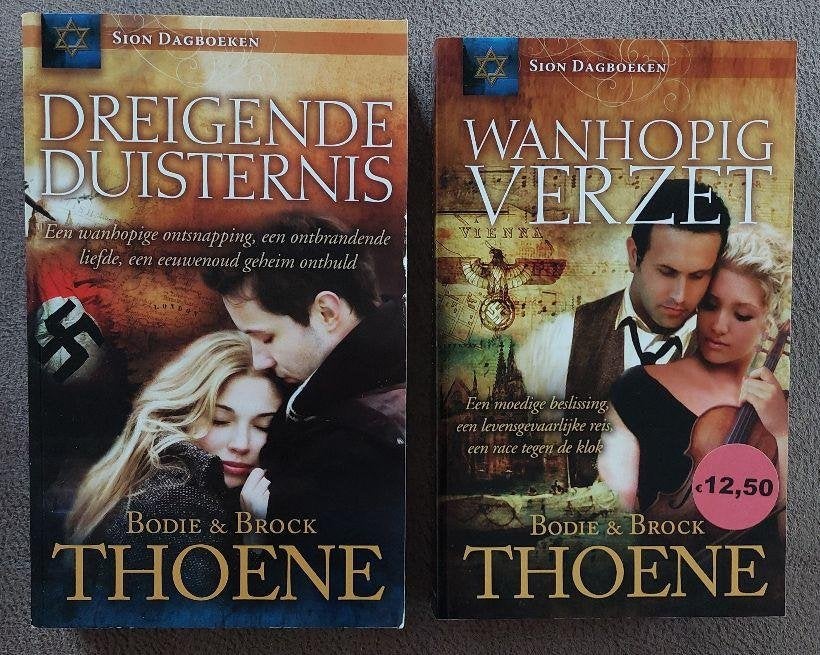 Bodie en Brock Thoene - serie "Sion Dagboeken" 1 en 2, Boeken, Ophalen of Verzenden, Zo goed als nieuw