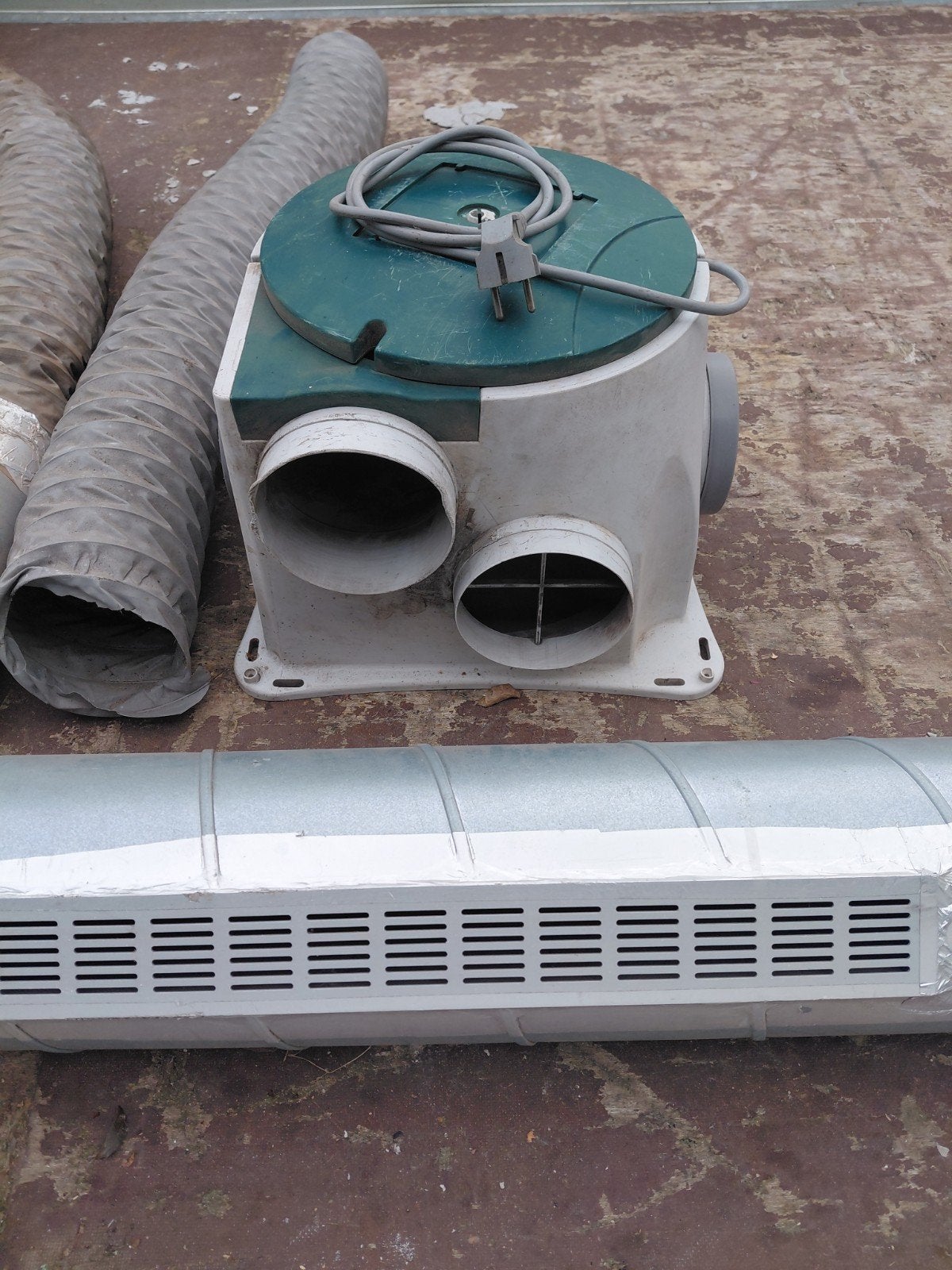 Ventilator en Afzuiger met buizen