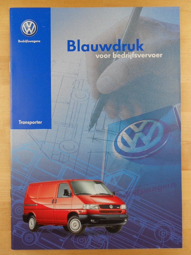 Volkswagen Transporter T4 Brochure 2002, Volkswagen, Ophalen of Verzenden, Zo goed als nieuw, Volkswagen