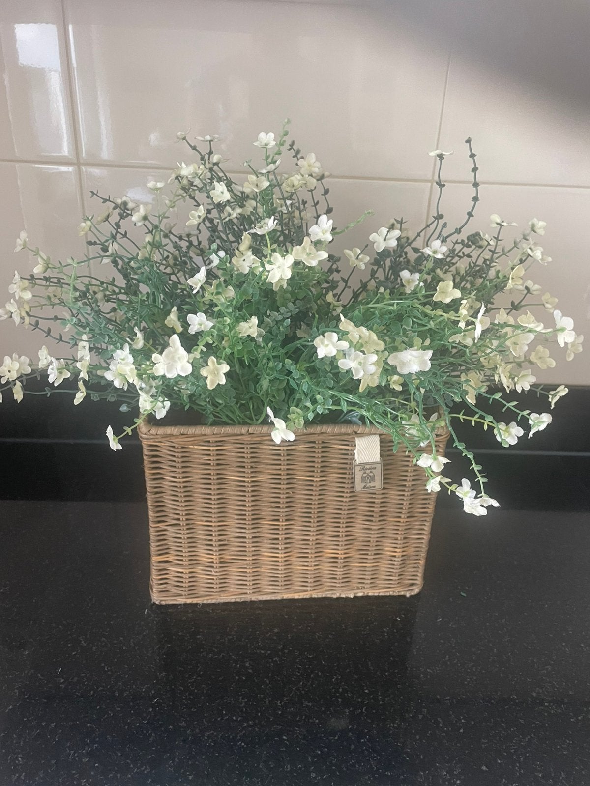 Riviera Maison rattan hangmand/ bloemenmand, Ophalen of Verzenden, Zo goed als nieuw