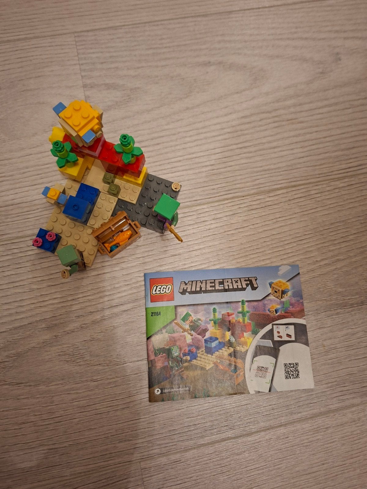 Lego Minecraft 21164 Het Koraalrif - Complete set, Compleet, Gebruikt, Minecraft, Lego