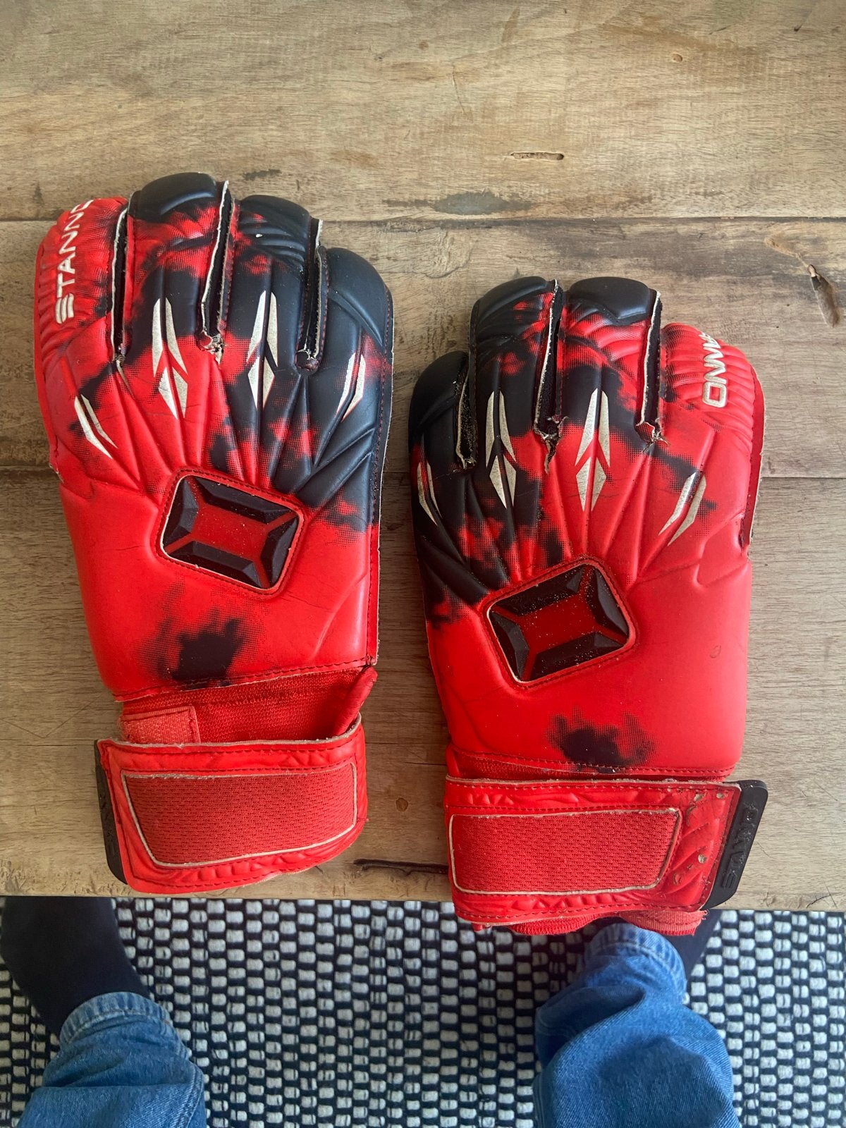 Stanno Ultimate Grip Junior II Keepershandschoenen Maat 7, Maat XS of kleiner, Ophalen of Verzenden, Gebruikt, Handschoenen