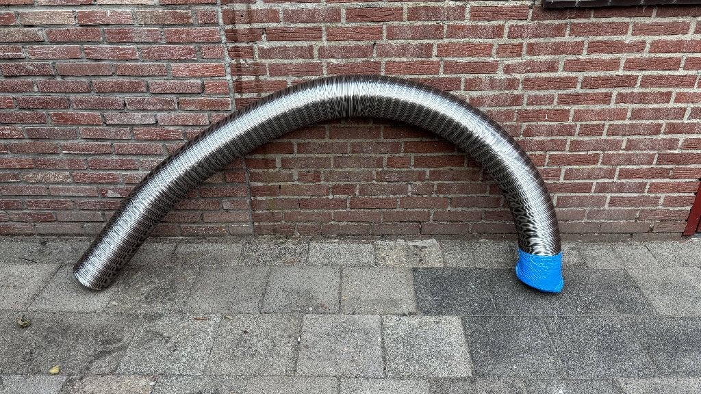 Flexibele kachelpijp 150mm dubbelwandig, Ophalen, Inbouw, Hout, Nieuw
