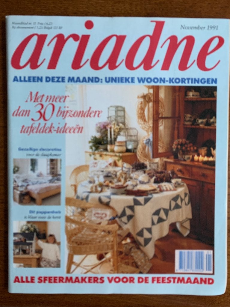 Ariadne" November 1991 Nieuw, Boeken, Ophalen of Verzenden, Nieuw, Overige onderwerpen