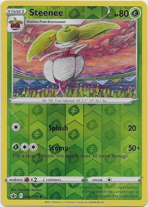 Chilling Reign,  Steenee [reverse] 14/198, Verzenden, Nieuw, Losse kaart