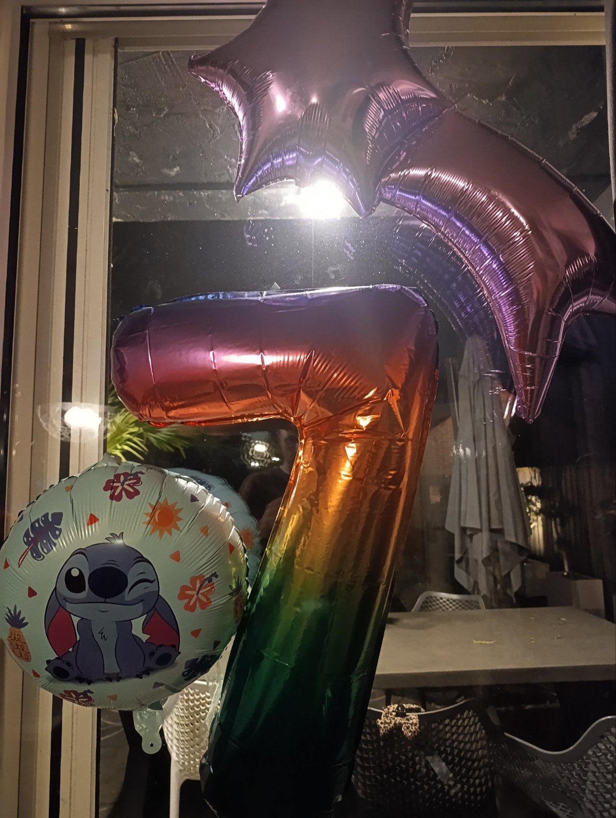 Opblaas ballonnen 7 jaar - Feestversiering, Ophalen, Gebruikt, Versiering, Verjaardag