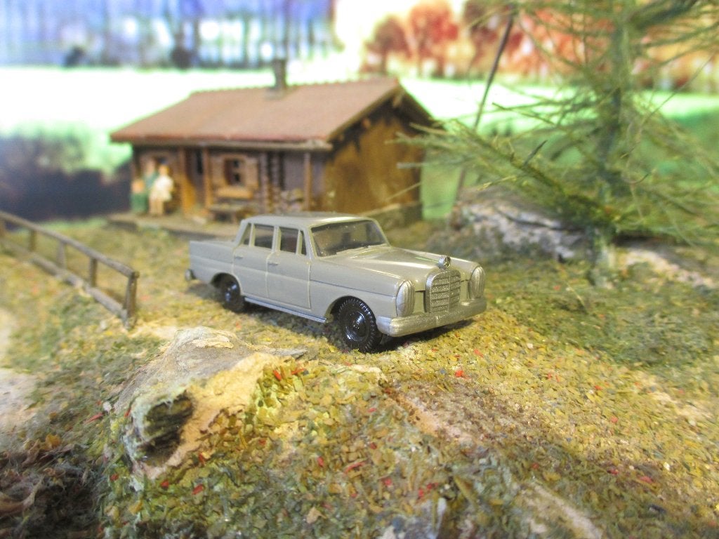 Mercedes Benz W111 220SE Heckflosse - PreP grijs, Ophalen of Verzenden, Zo goed als nieuw, Auto, Overige merken