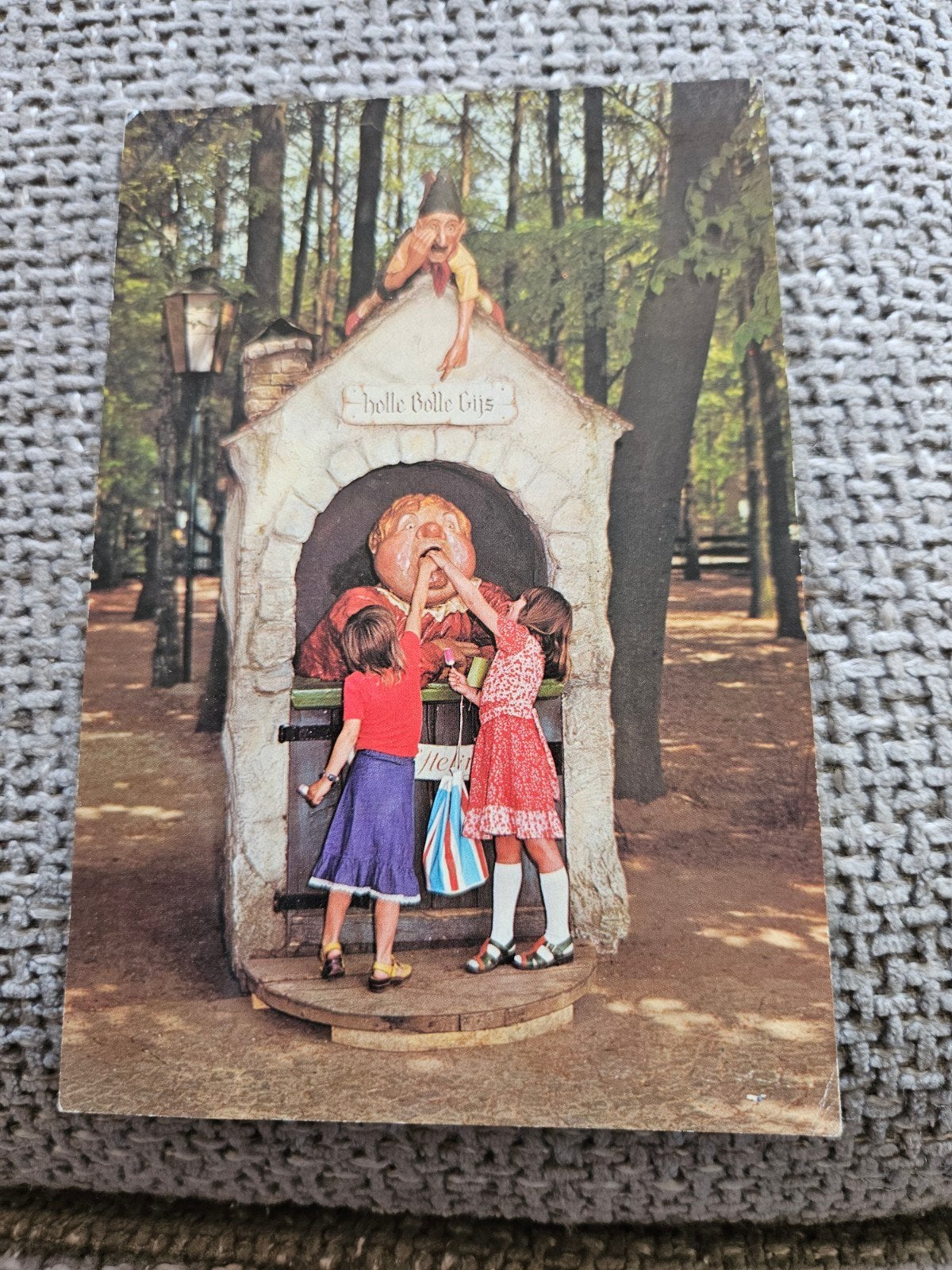 Efteling Holle Bolle Gijs Ansichtkaart 1979, Verzamelen, Efteling, Ophalen of Verzenden, Gebruikt, Overige typen