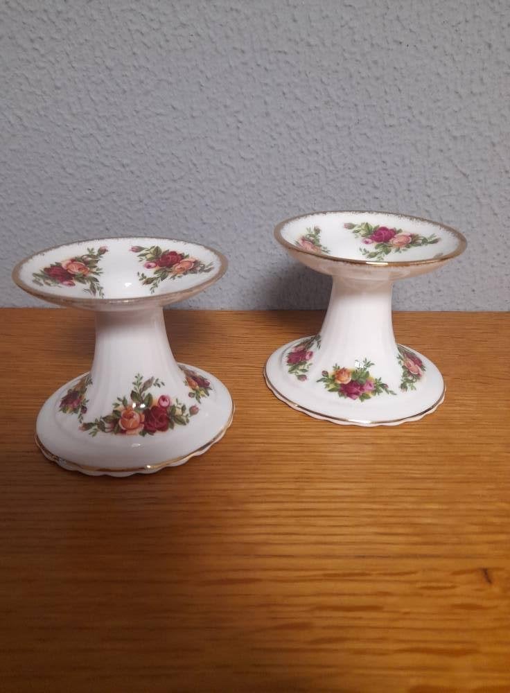 royal albert adv 1 kandelaars 25.00 p.s, Ophalen of Verzenden