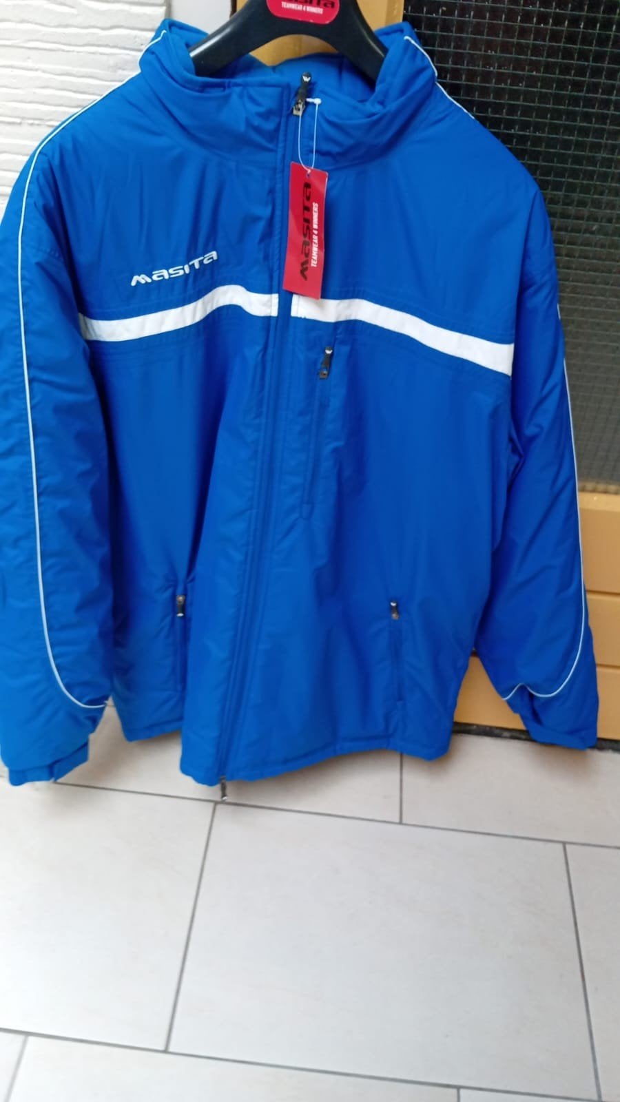 nieuw!! masita jas maat xl, Ophalen, Nieuw, Maat 56/58 (XL), Blauw