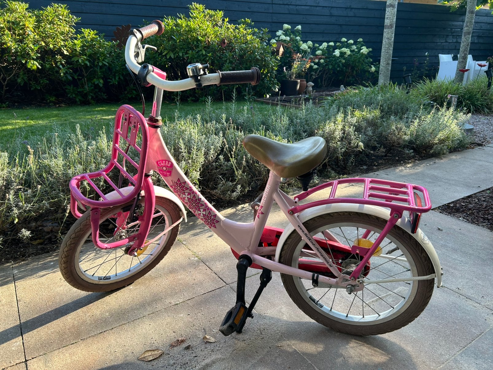 Kinderfiets 16 inch, Ophalen, Terugtraprem, Gebruikt, Handrem