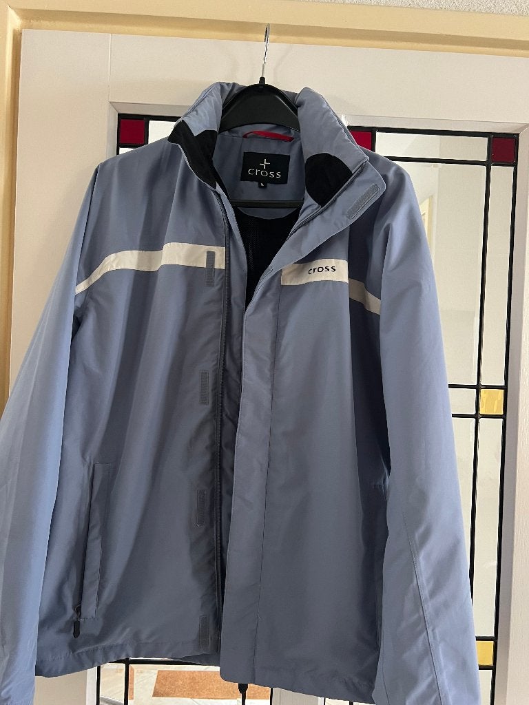 zomerjas heren XL van Cross als Nieuw blauw, Kleding | Heren, Jassen | Zomer, Blauw, Maat 56/58 (XL), Ophalen of Verzenden, Zo goed als nieuw
