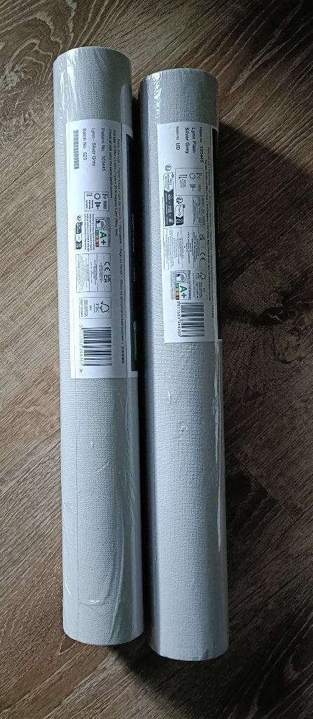 behang Superfresco Easy Vliesbehang Silver Grey - 2 Rollen, Ophalen of Verzenden, Vliesbehang, Grijs