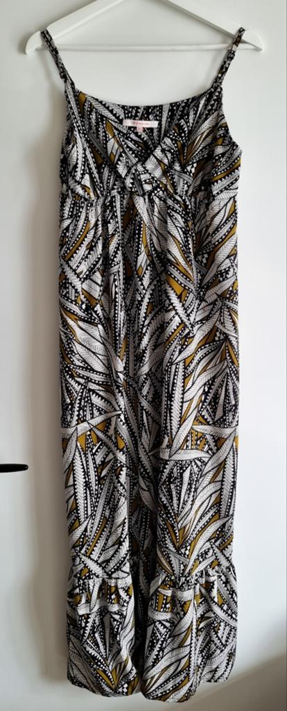 La Fée Maraboutée maxi jurk met print maat 40, Kleding | Dames, Maat 38/40 (M), Zwart, Ophalen of Verzenden, Zo goed als nieuw