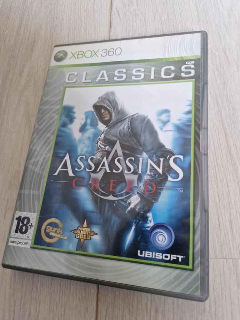 assassin's creed 1 en 2 xbox 360 game assassins 18+ spel, Avontuur en Actie, Vanaf 18 jaar, 1 speler, Ophalen of Verzenden