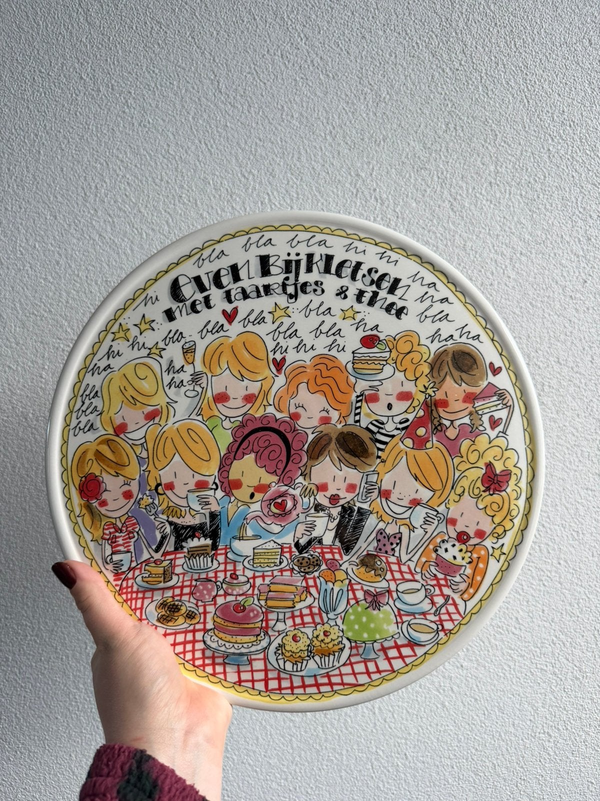 Taart plateau Blond Amsterdam, Ophalen, Aardewerk, Overige typen