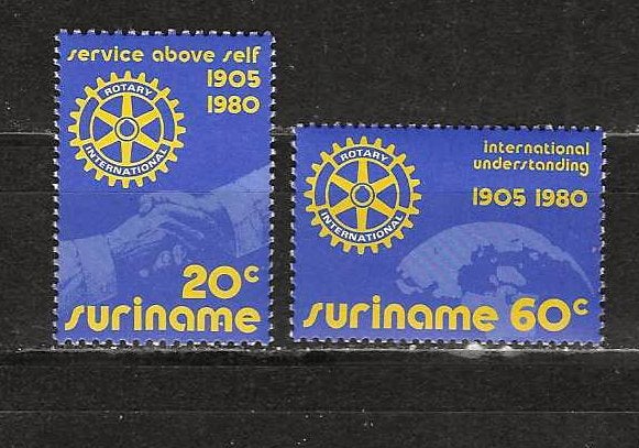 Suriname 198-199 postfris, Ophalen of Verzenden, Postfris