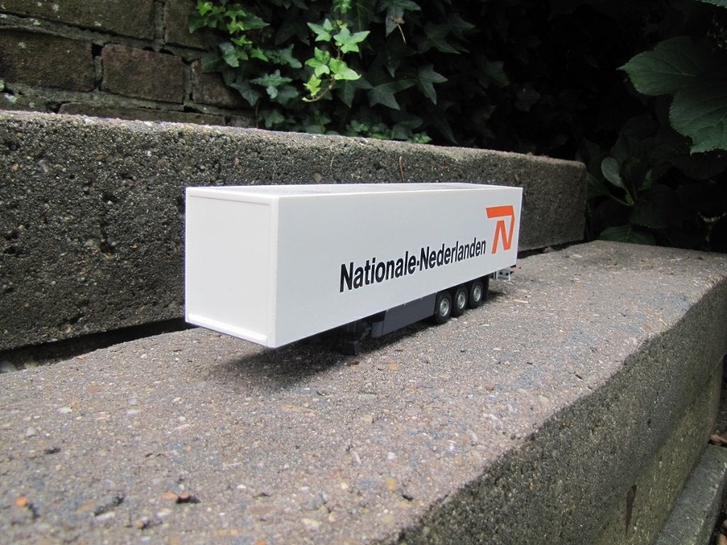3 assige Tekno kasten trailer Nationale Nederlanden., Ophalen of Verzenden, Zo goed als nieuw, Bus of Vrachtwagen, Tekno