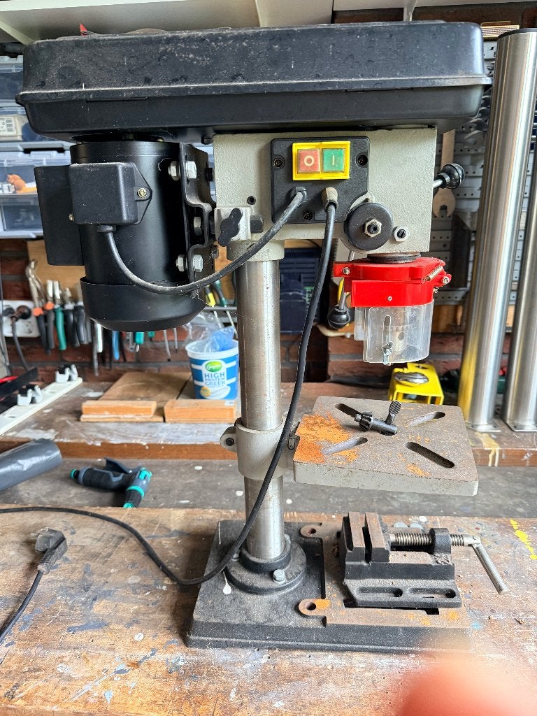Hobby kolomboormachine, Doe-het-zelf en Verbouw, Gereedschap | Boormachines, Ophalen, Gebruikt, Variabele snelheid, Kolomboormachine