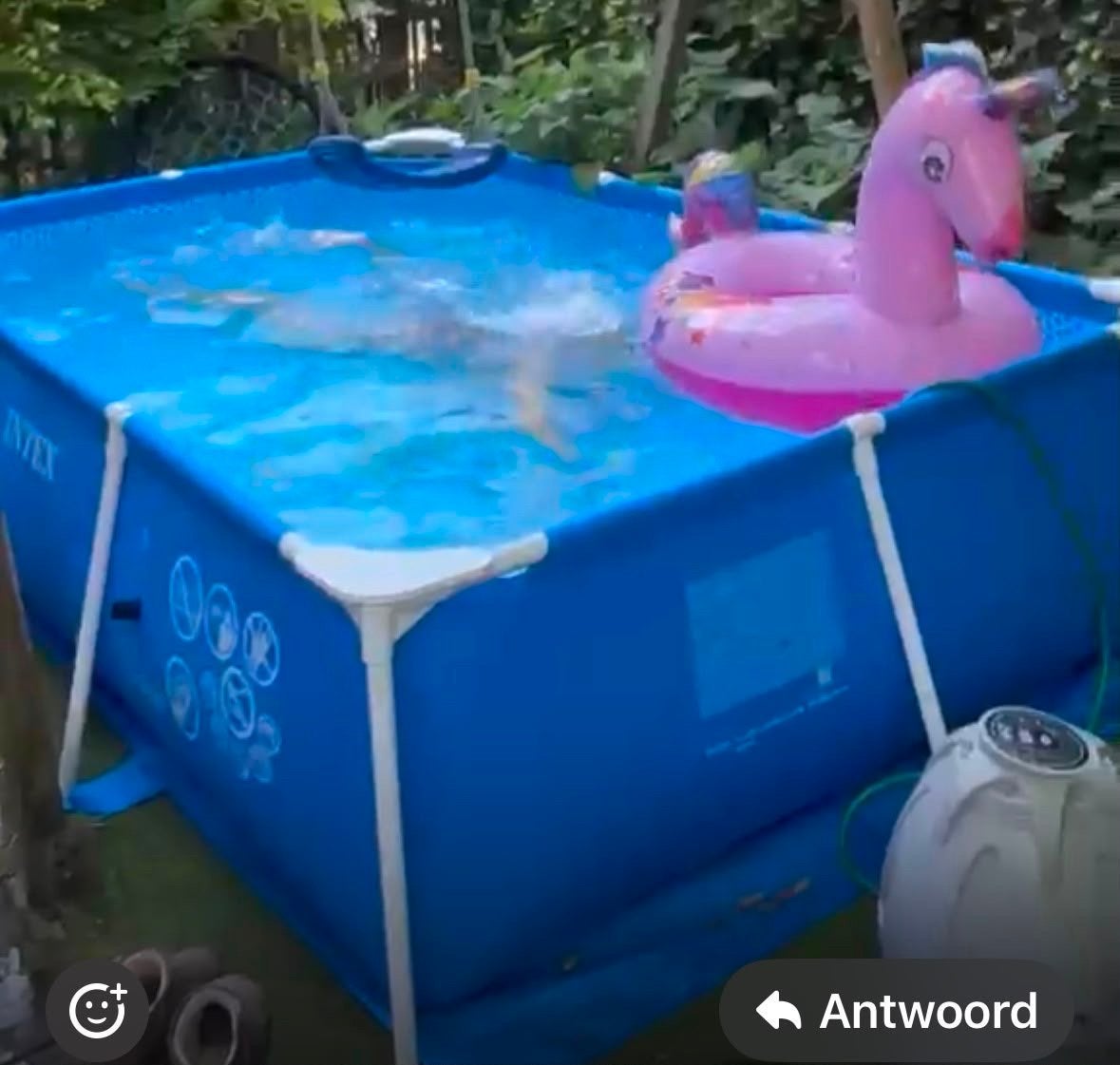 Intex Opzetzwembad 300x200x75 cm - Zo goed als nieuw, Tuin en Terras, Zwembaden, Ophalen, Zo goed als nieuw, Opzetzwembad, 200 tot 400 cm