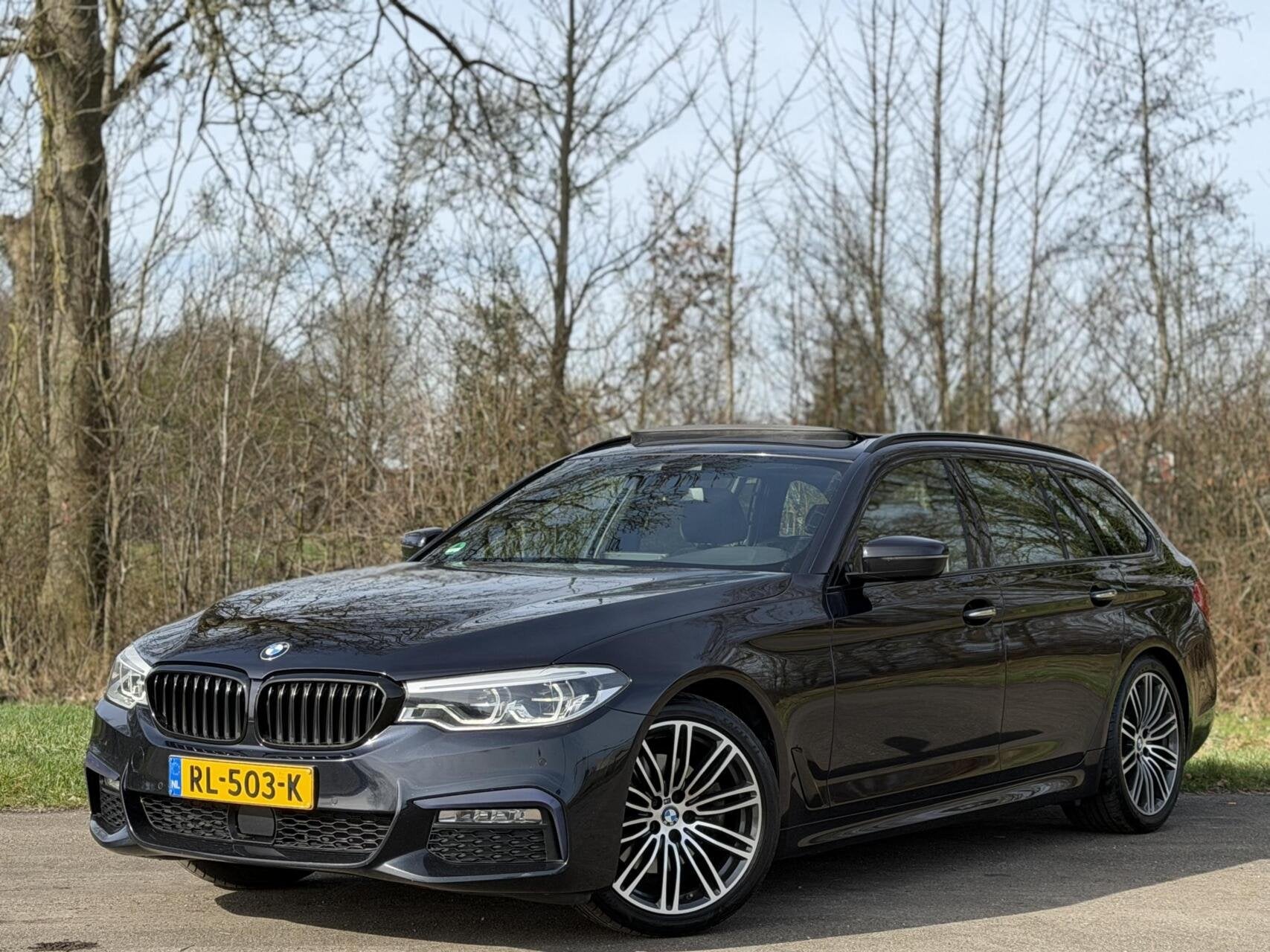 BMW 5-serie Touring 520d High Executive M-Sport/Led/Virtual, Auto's, BMW, Automaat, Automatische klimaatregeling, Achterwielaandrijving