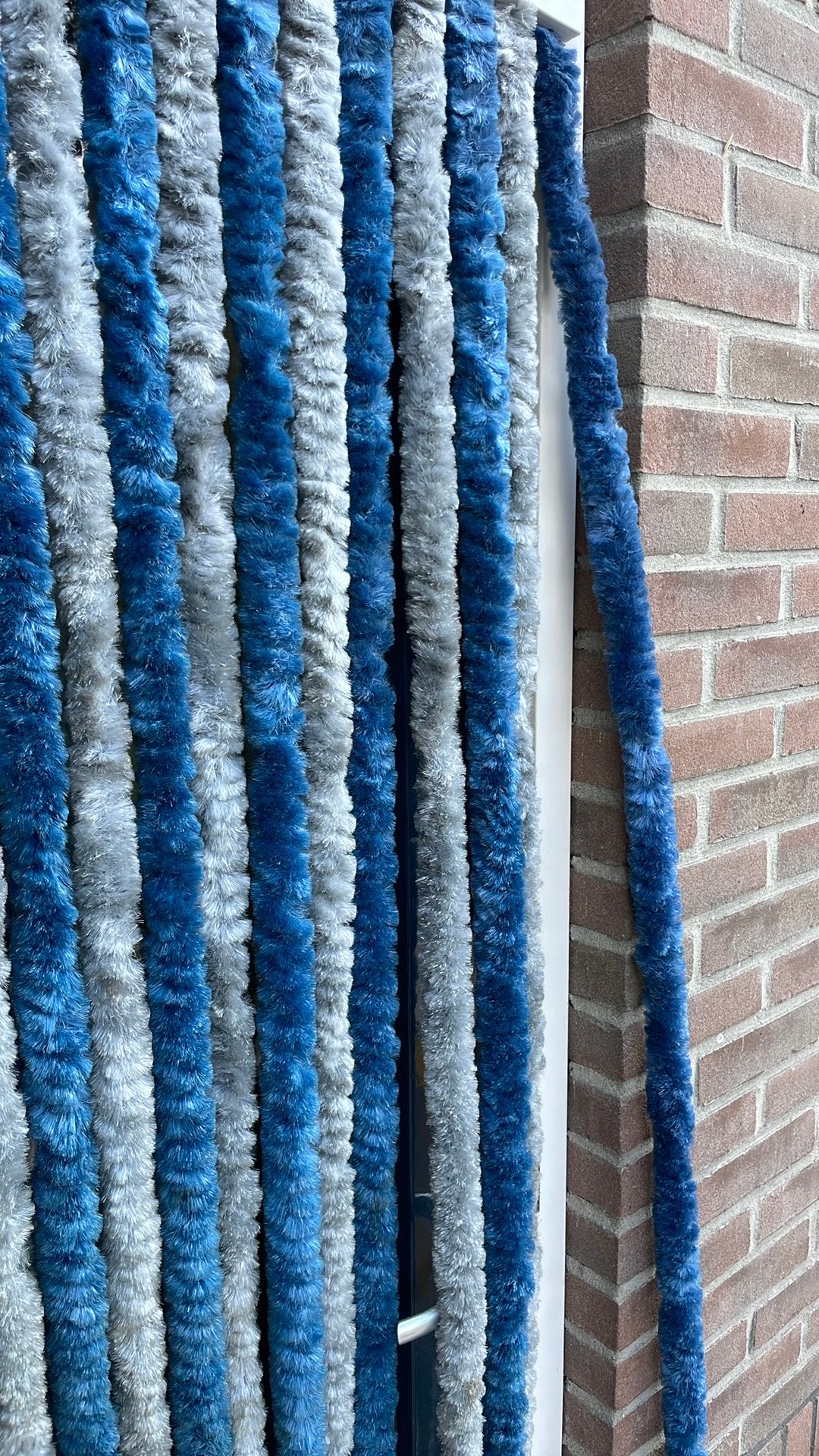Vliegengordijn ‘kattenstaarten’, deurhor, Ophalen, Gebruikt, Vliegengordijn