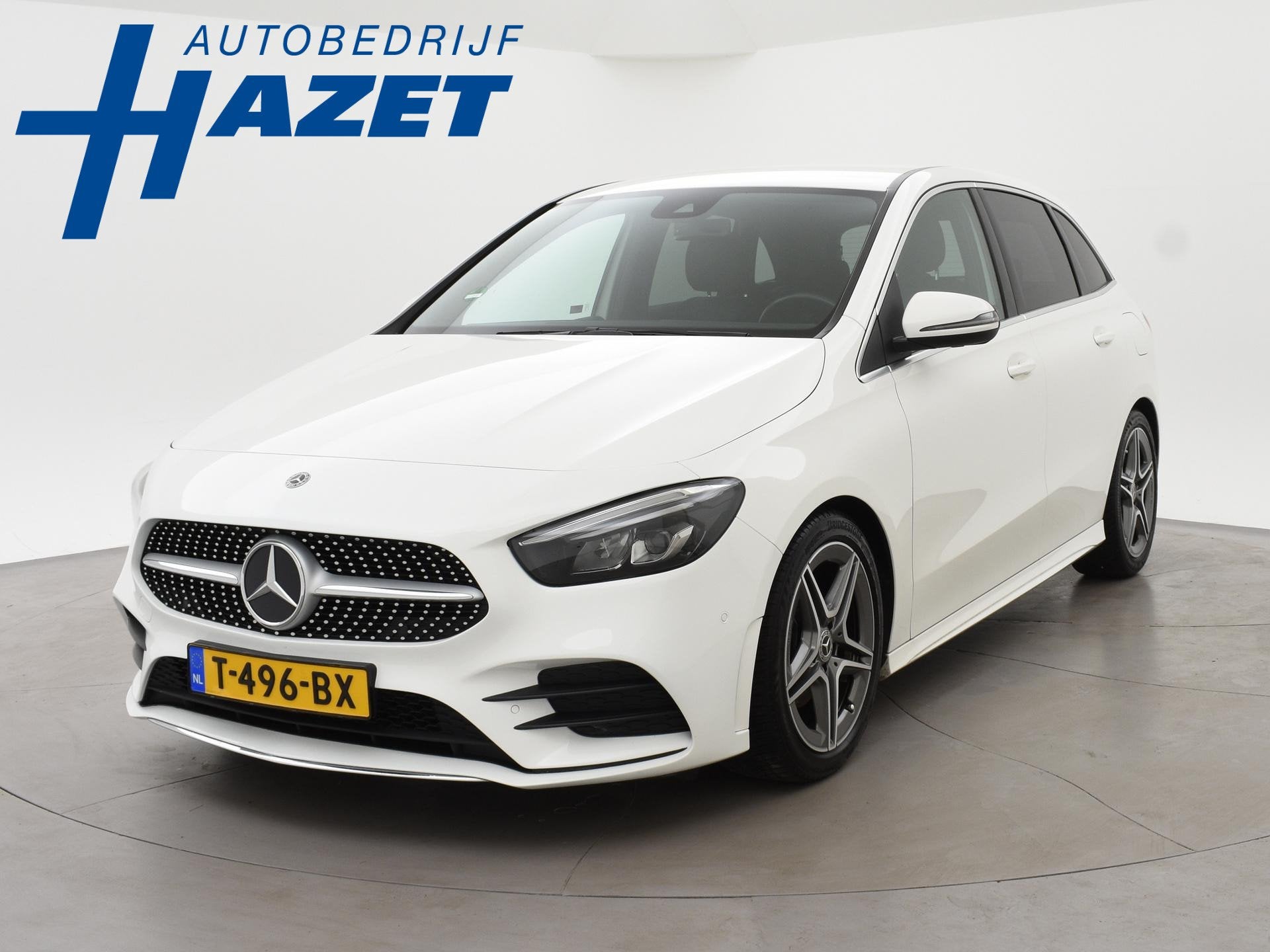 Mercedes-Benz B-klasse 200 163 PK AUT. AMG SPORT + SFEERVERL, Auto's, Stof, Gebruikt, 4 cilinders, Bedrijf